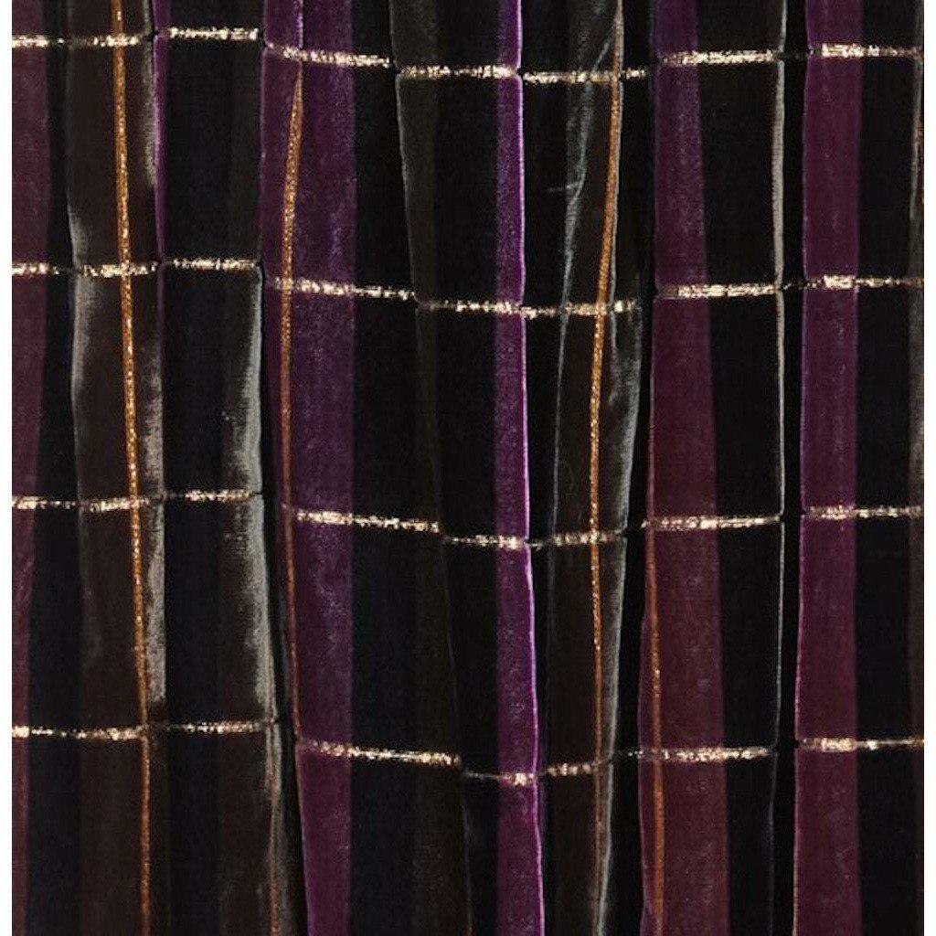 ARCHIVE - John Cavanagh 1960s Velvet Tartan Party Dress