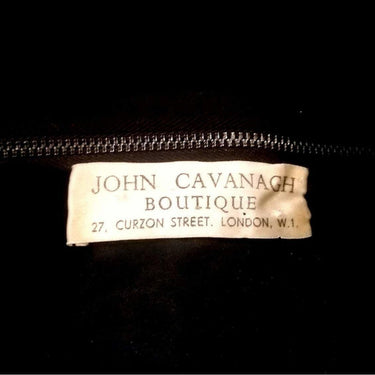 ARCHIVE - John Cavanagh 1960s Velvet Tartan Party Dress