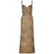 ARCHIVE - John Cavanagh Couture Gold Lame Gown