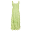 ARCHIVE - John Galliano for Dior Lime Ruffle Dress