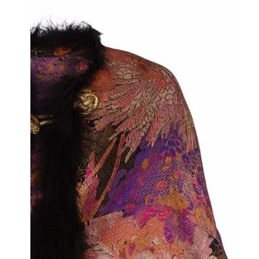 ARCHIVE - Lame and Feather 1920s Cape