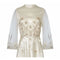 ARCHIVE - Late 1950s Ivory Wedding Dress With Delicate Embroidery Sold With Original Box