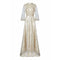 ARCHIVE - Late 1950s Ivory Wedding Dress With Delicate Embroidery Sold With Original Box