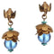 ARCHIVE - Late 1960s Miriam Haskell Glass Drop Earrings Designed by Larry Vrba