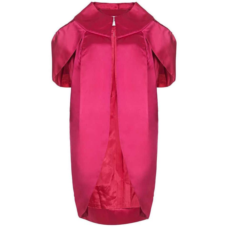 ARCHIVE - Lilli Diamond 1950s Pink Satin Evening Coat