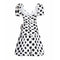 ARCHIVE - Lillie Rubin 1980s Polka Dot Puffball Dress