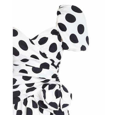 ARCHIVE - Lillie Rubin 1980s Polka Dot Puffball Dress