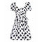 ARCHIVE - Lillie Rubin 1980s Polka Dot Puffball Dress