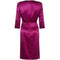 ARCHIVE - Louis Feraud 1990s Wrap Front Hot Pink Silk Dress