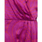 ARCHIVE - Louis Feraud 1990s Wrap Front Hot Pink Silk Dress
