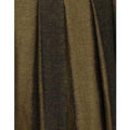 ARCHIVE - Marguerite 1960s French Couture Bold Striped Olive Green Wool Dress