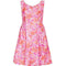 ARCHIVE - Pink Floral 1960s Print Sun Dress