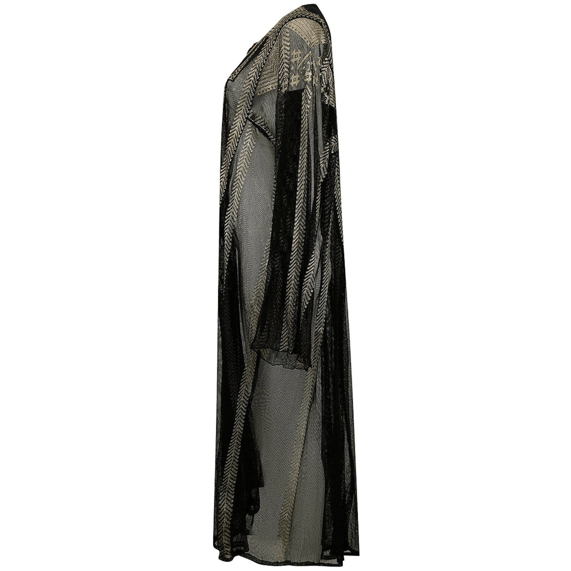 ARCHIVE - Pre 1920s Original Black & Gold Egyptian Assuit Kaftan