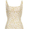ARCHIVE - Rappi Cream and Gold Floral Brocade Dress