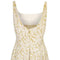 ARCHIVE - Rappi Cream and Gold Floral Brocade Dress