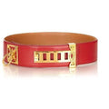ARCHIVE - Red Hermès Collier de Chien Leather Belt