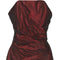 ARCHIVE - Ricci Michaels Maroon Taffeta Strapless Dress