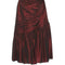 ARCHIVE - Ricci Michaels Maroon Taffeta Strapless Dress