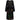 ARCHIVE - Robell 1970s Couture Black Silk Floral Chiffon Dress