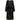 ARCHIVE - Robell 1970s Couture Black Silk Floral Chiffon Dress
