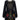 ARCHIVE - Robell 1970s Couture Black Silk Floral Chiffon Dress