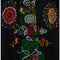 ARCHIVE - Robell 1970s Couture Black Silk Floral Chiffon Dress