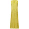 ARCHIVE - Stunning 1920s Yellow Silk Burn Out Velvet Flapper Dress