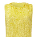 ARCHIVE - Stunning 1920s Yellow Silk Burn Out Velvet Flapper Dress