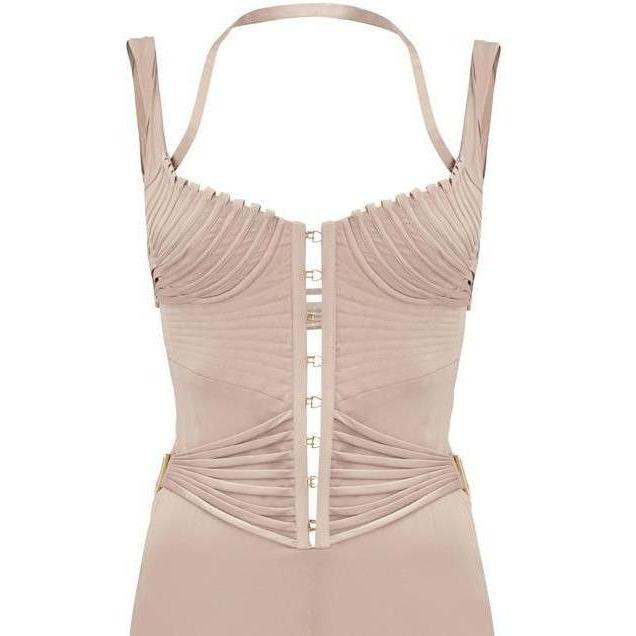 ARCHIVE - Tom Ford for Gucci Lilac Satin Corset Dress