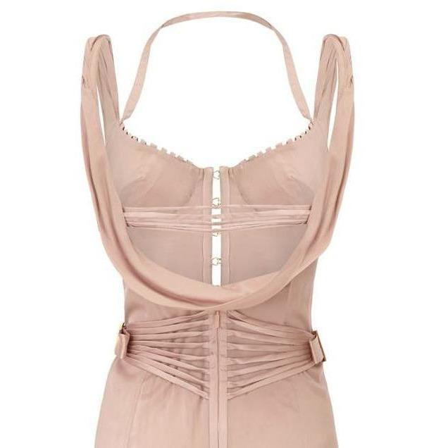ARCHIVE - Tom Ford for Gucci Lilac Satin Corset Dress