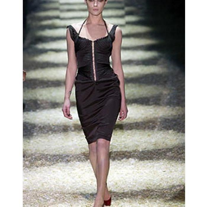 ARCHIVE - Tom Ford for Gucci Lilac Satin Corset Dress