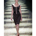 ARCHIVE - Tom Ford for Gucci Lilac Satin Corset Dress