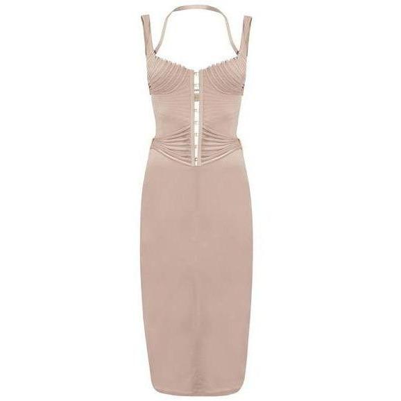 ARCHIVE - Tom Ford for Gucci Lilac Satin Corset Dress