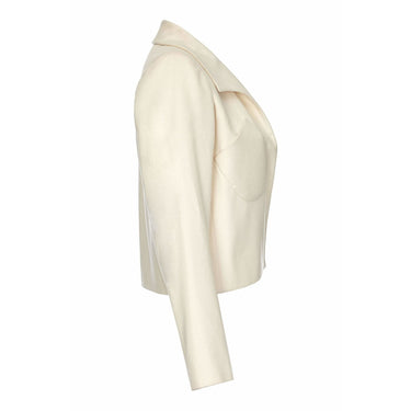 ARCHIVE - Tom Ford For Yves Saint Laurent Ivory Cashmere Structured Jacket Circa 1999