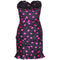 ARCHIVE - Ungaro 1980s Black Silk Taffeta Polka Dot Off-Shoulder Cocktail Dress