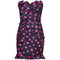 ARCHIVE - Ungaro 1980s Black Silk Taffeta Polka Dot Off-Shoulder Cocktail Dress