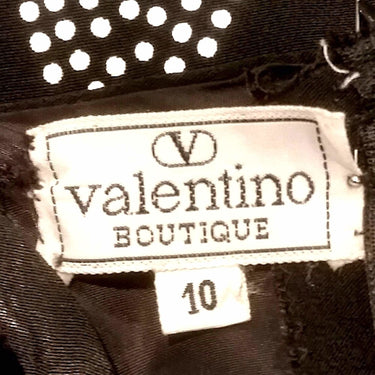 ARCHIVE - Valentino 1980s Black Silk Crepe Butterfly Dress With Matching Belt