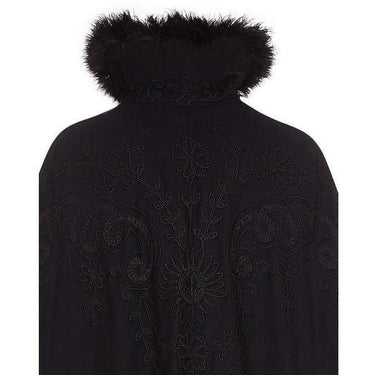 ARCHIVE - Victorian Black Wool Cape