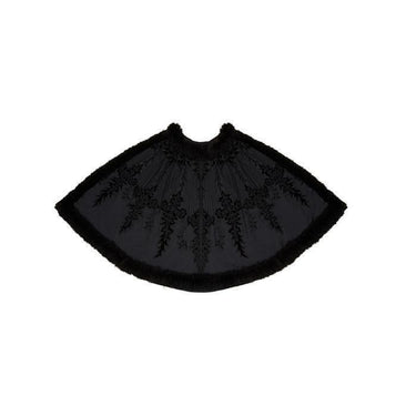 ARCHIVE - Victorian Hand Beaded Marabou Trim Cape