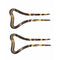 ARCHIVE - Victorian Tortoise Shell and Pique Hair Slides