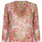 ARCHIVE - Vintage 1920s Silk Chiffon Dress With Pink Floral Print