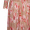 ARCHIVE - Vintage 1920s Silk Chiffon Dress With Pink Floral Print