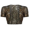 ARCHIVE - Vintage 1930s Black Tulle and Gold Sequinned Capelet Bolero
