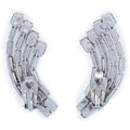 ARCHIVE - Vintage 1950s Diamante Earrings With Rare Ascending Spray Formation