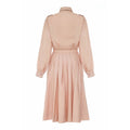 ARCHIVE - Vintage 1970s Early Label Bluemarine Pale Pink Silk Shirt Dress