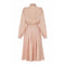 ARCHIVE - Vintage 1970s Early Label Bluemarine Pale Pink Silk Shirt Dress