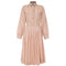 ARCHIVE - Vintage 1970s Early Label Bluemarine Pale Pink Silk Shirt Dress