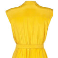 ARCHIVE - Vintage Couture 1960s Yellow Silk Pleated Dress