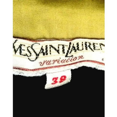 ARCHIVE - Yves Saint Laurent 1980s Peasant Dress With Drop Waist and Billowed Sleeves