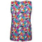 ARCHIVE - Yves Saint Laurent 1990s Harlequin Print Sleeveless Top